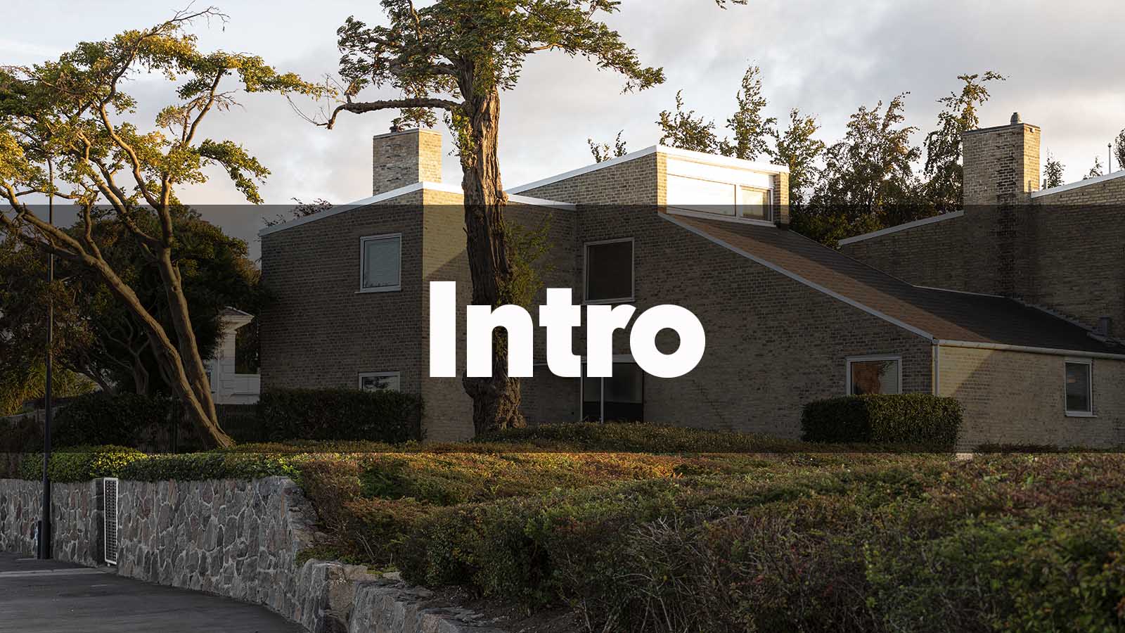 INTRO – Arne Jacobsens eget hus på Strandvejen